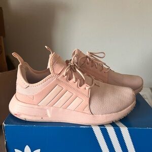 Pastel pink adidas